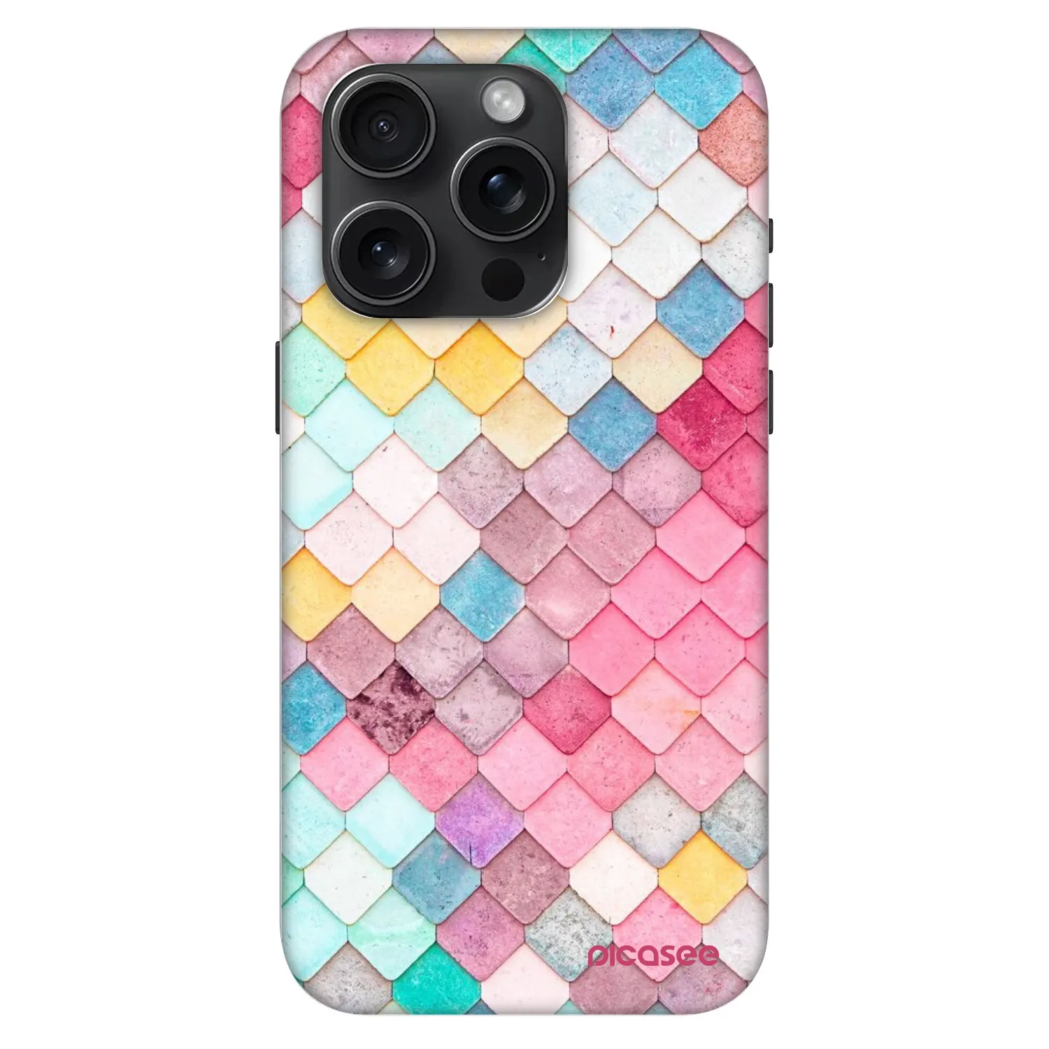 Picasee Fashion Case MagSafe Apple iPhone 15 Pro - Colorful roof