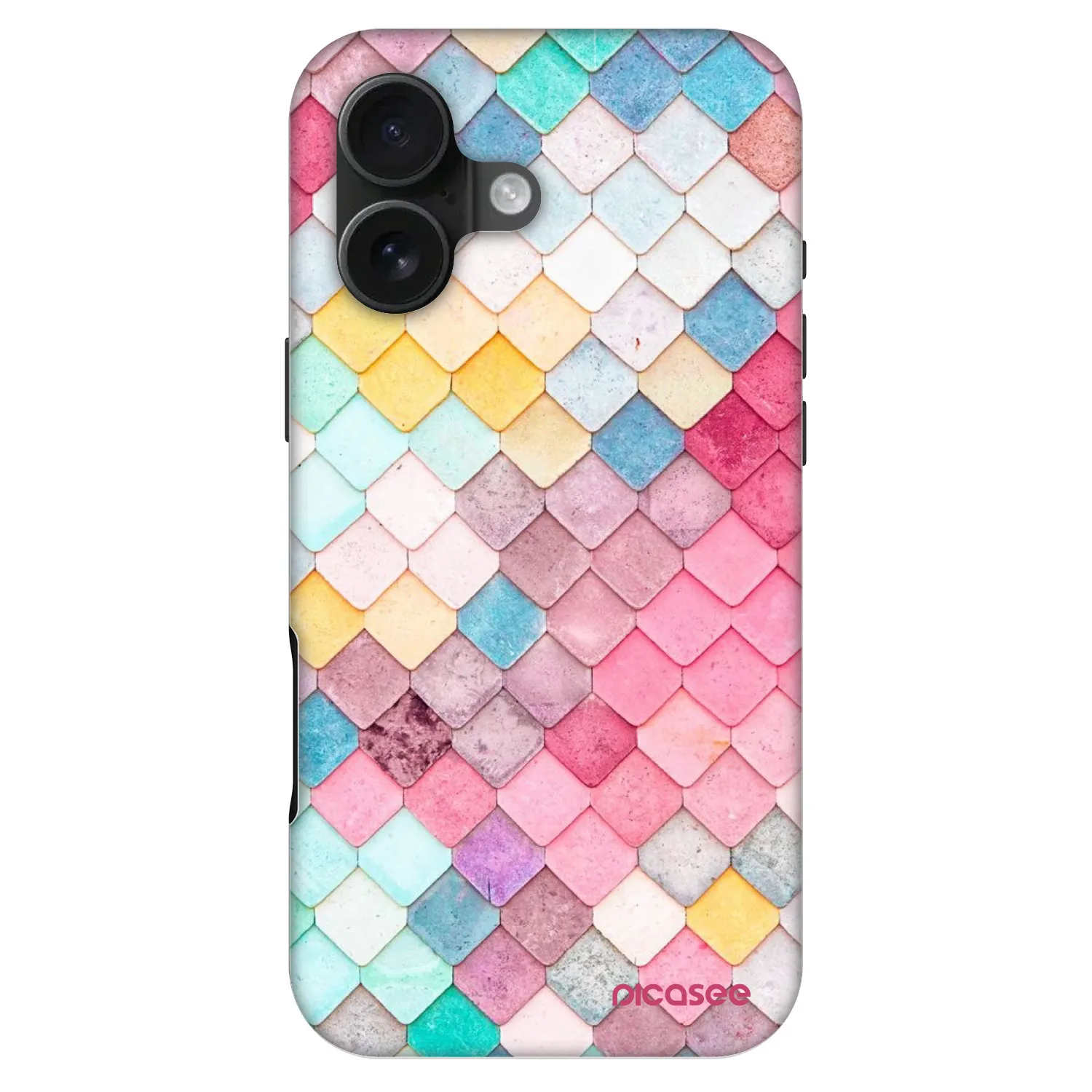 Picasee Fashion Case MagSafe Apple iPhone 16 - Colorful roof