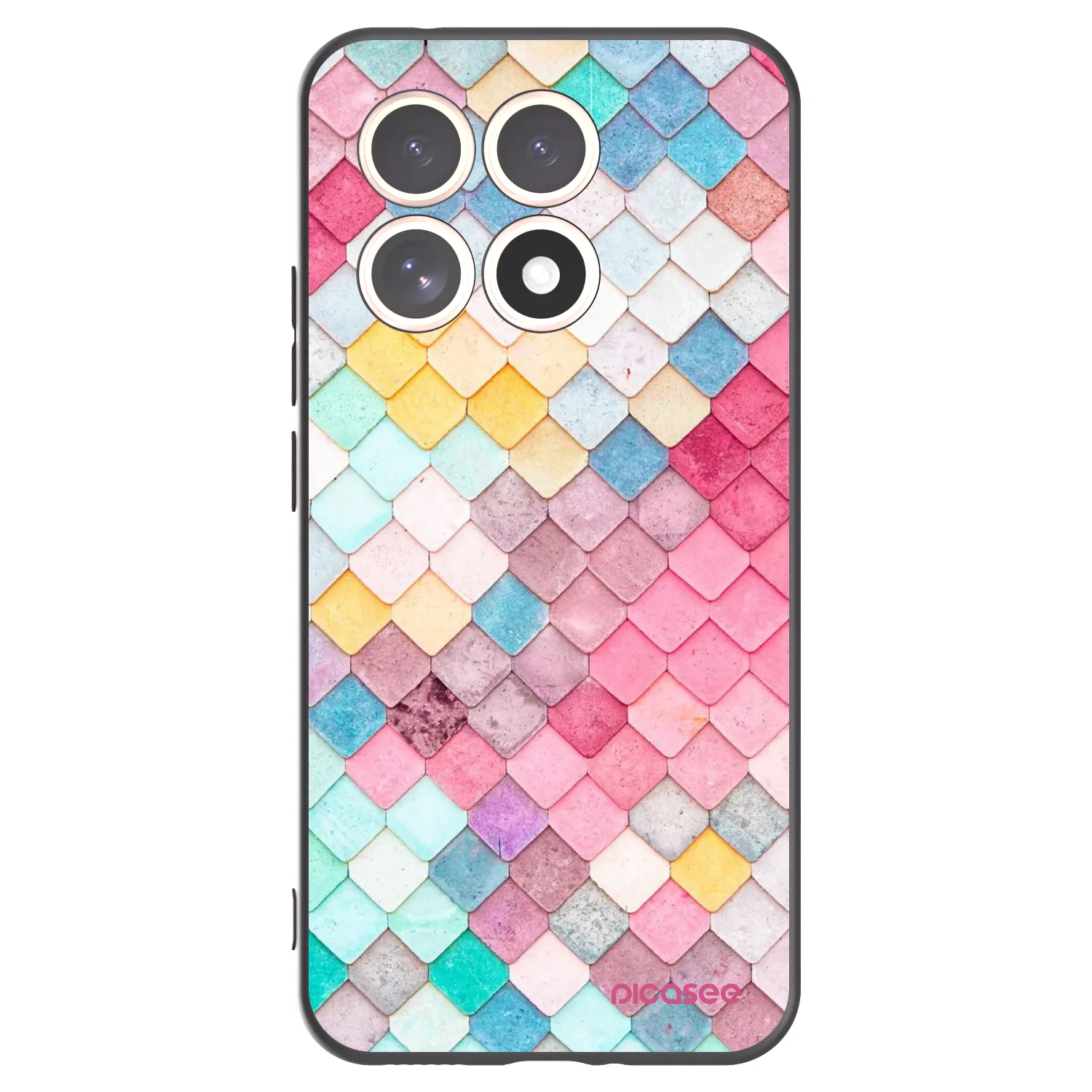 Picasee fekete szilikon tok az alábbi mobiltelefonokra Xiaomi 15T - Colorful roof