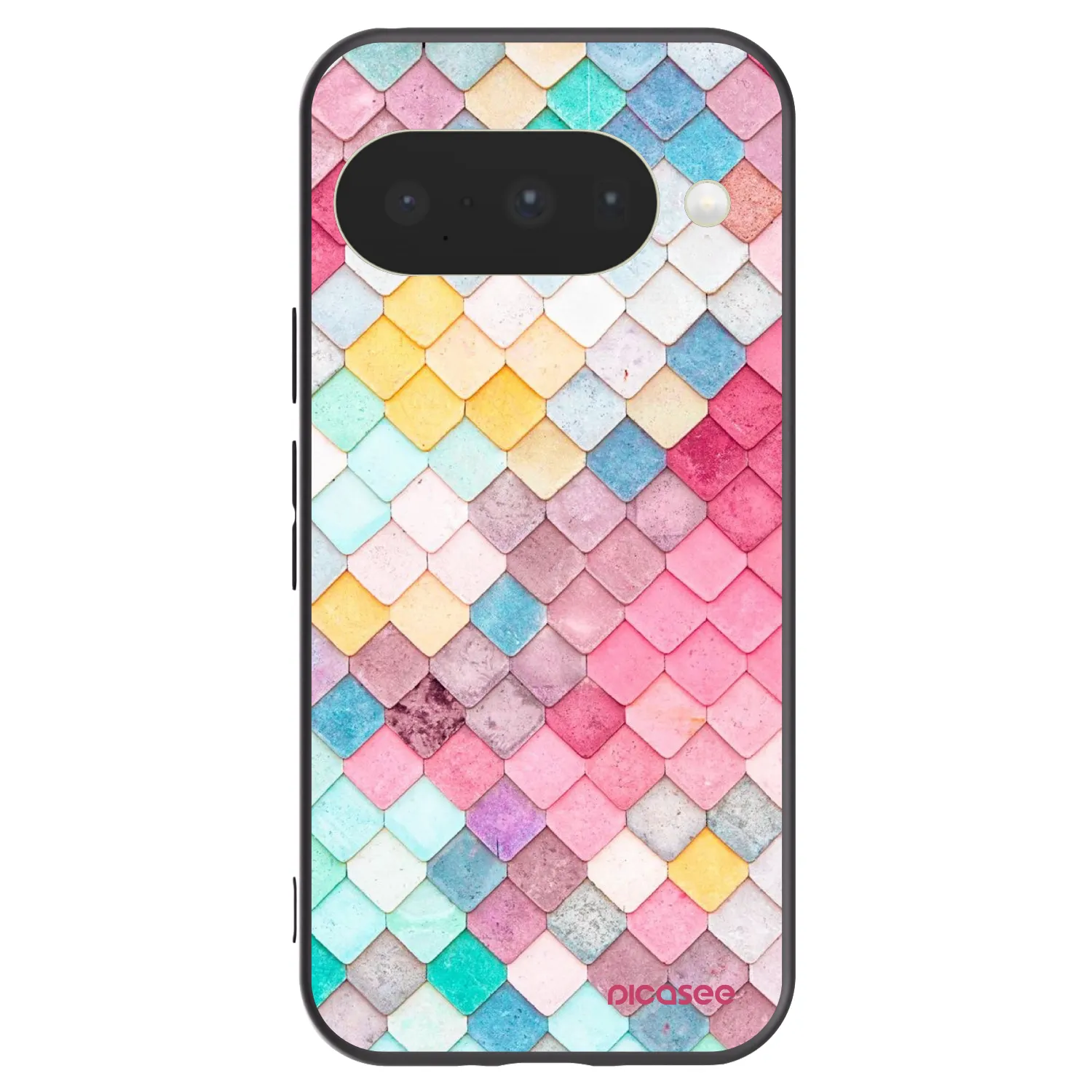 Picasee fekete szilikon tok az alábbi mobiltelefonokra Google Pixel 10 - Colorful roof