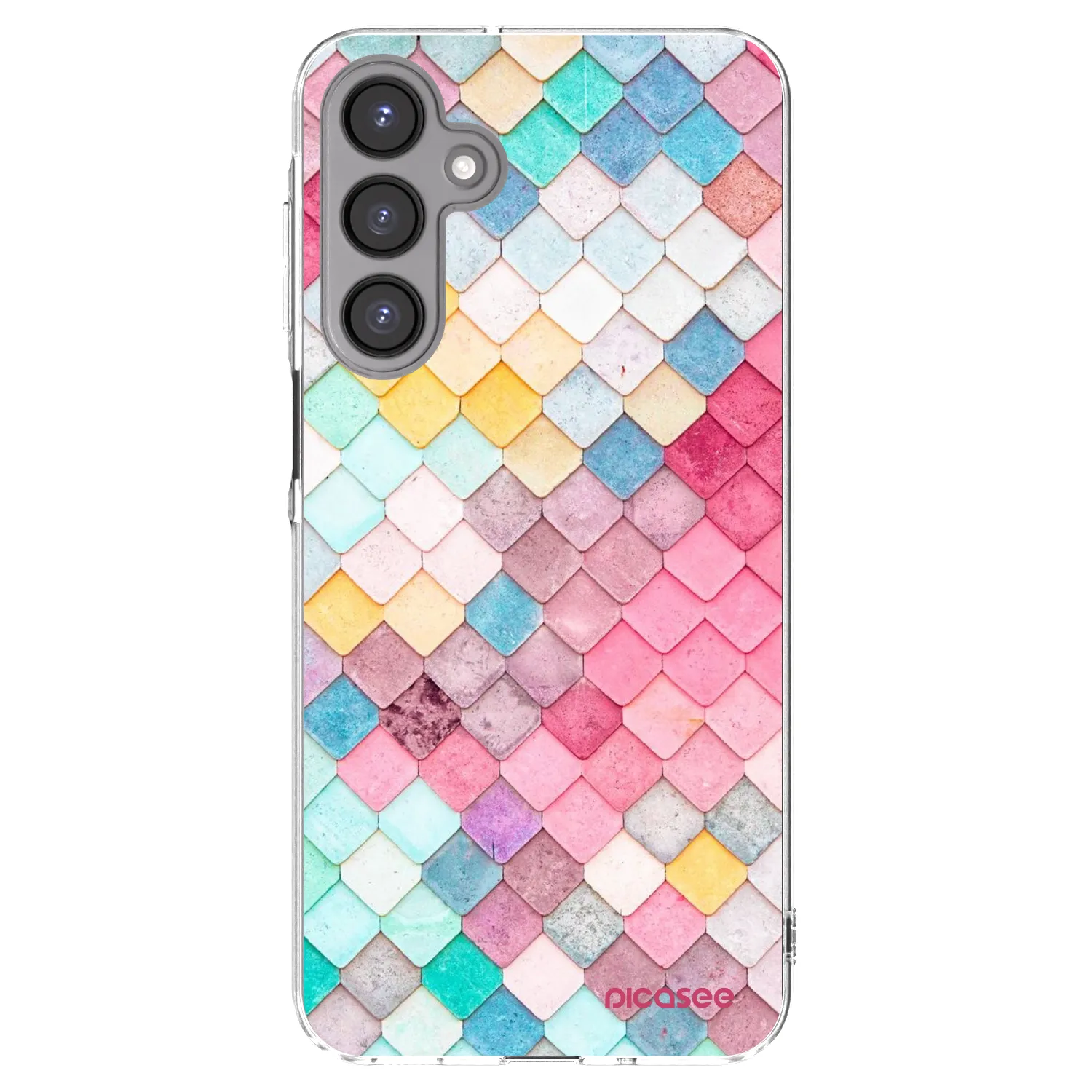 Picasee átlátszó szilikon tok az alábbi mobiltelefonokra Samsung Galaxy A16 4G - Colorful roof