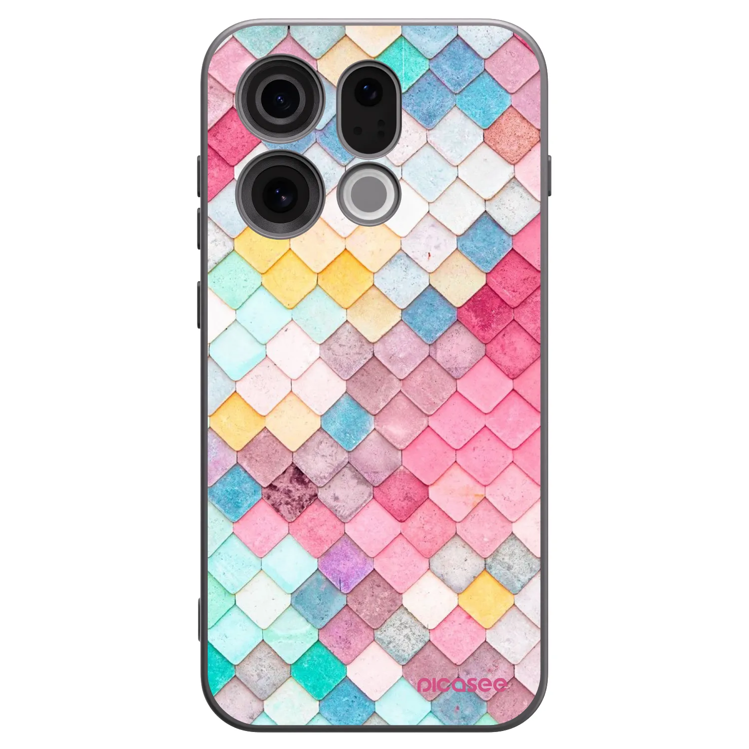 Picasee fekete szilikon tok az alábbi mobiltelefonokra OPPO Find X9 - Colorful roof