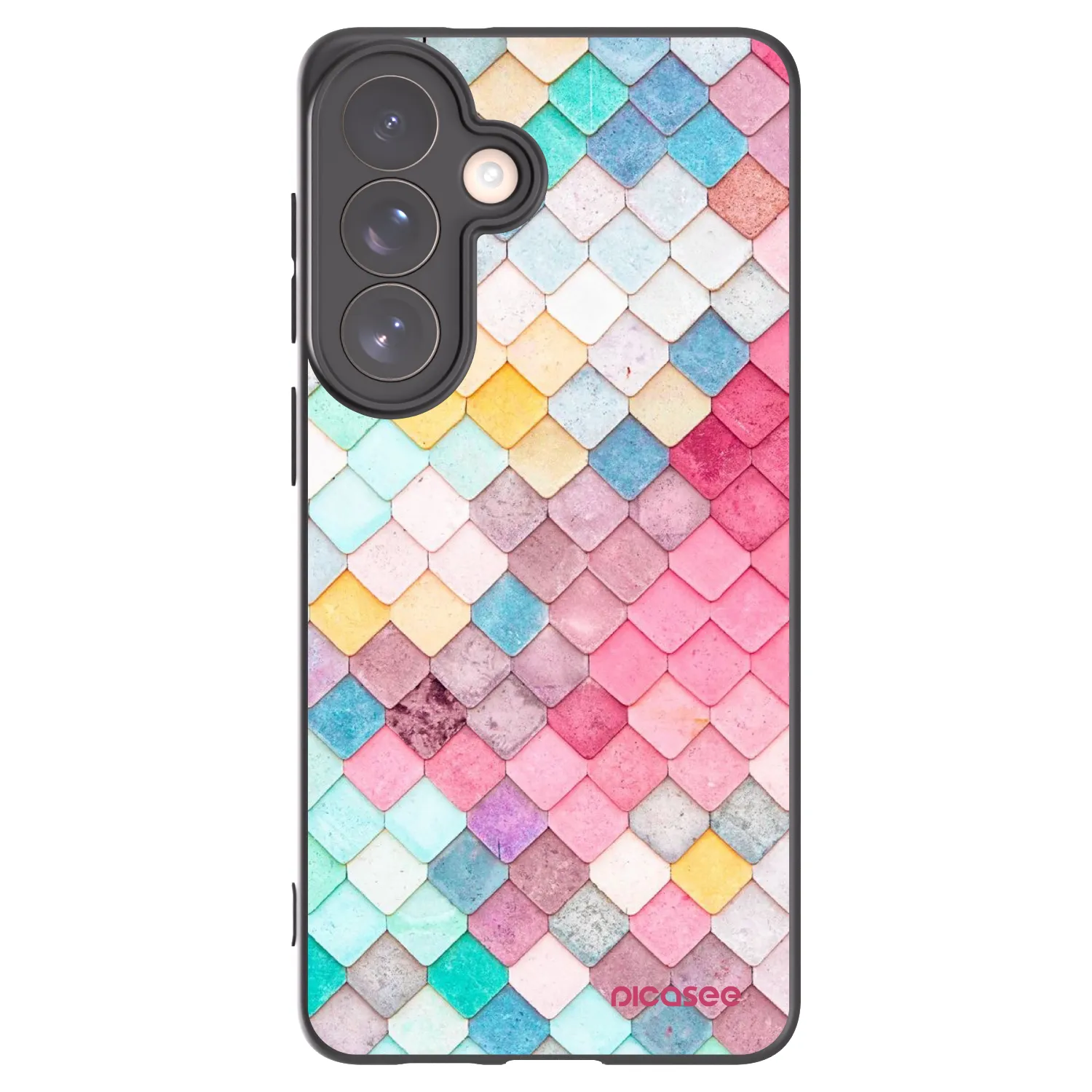 Picasee fekete szilikon tok az alábbi mobiltelefonokra Samsung Galaxy S26+ - Colorful roof