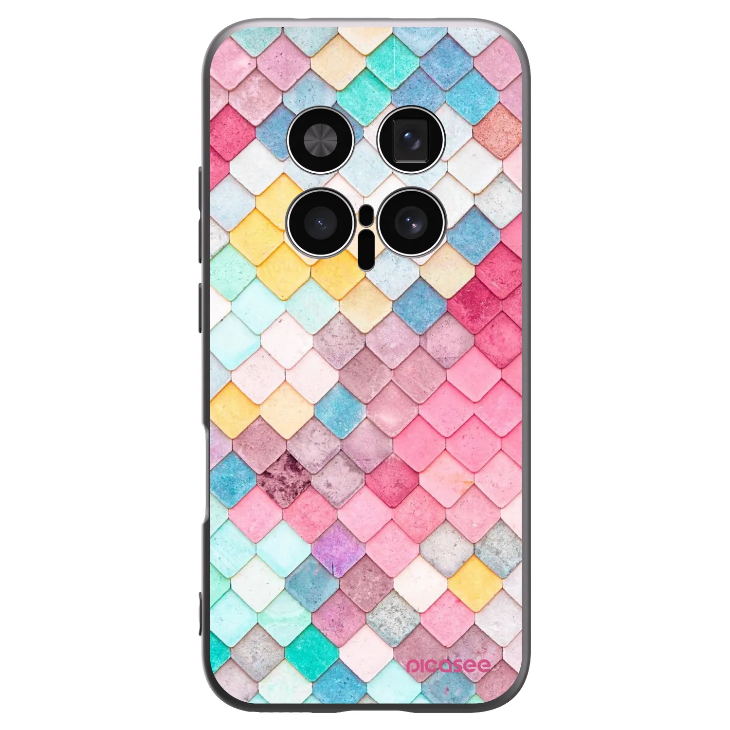 Picasee fekete szilikon tok az alábbi mobiltelefonokra Honor Magic8 Pro 5G - Colorful roof