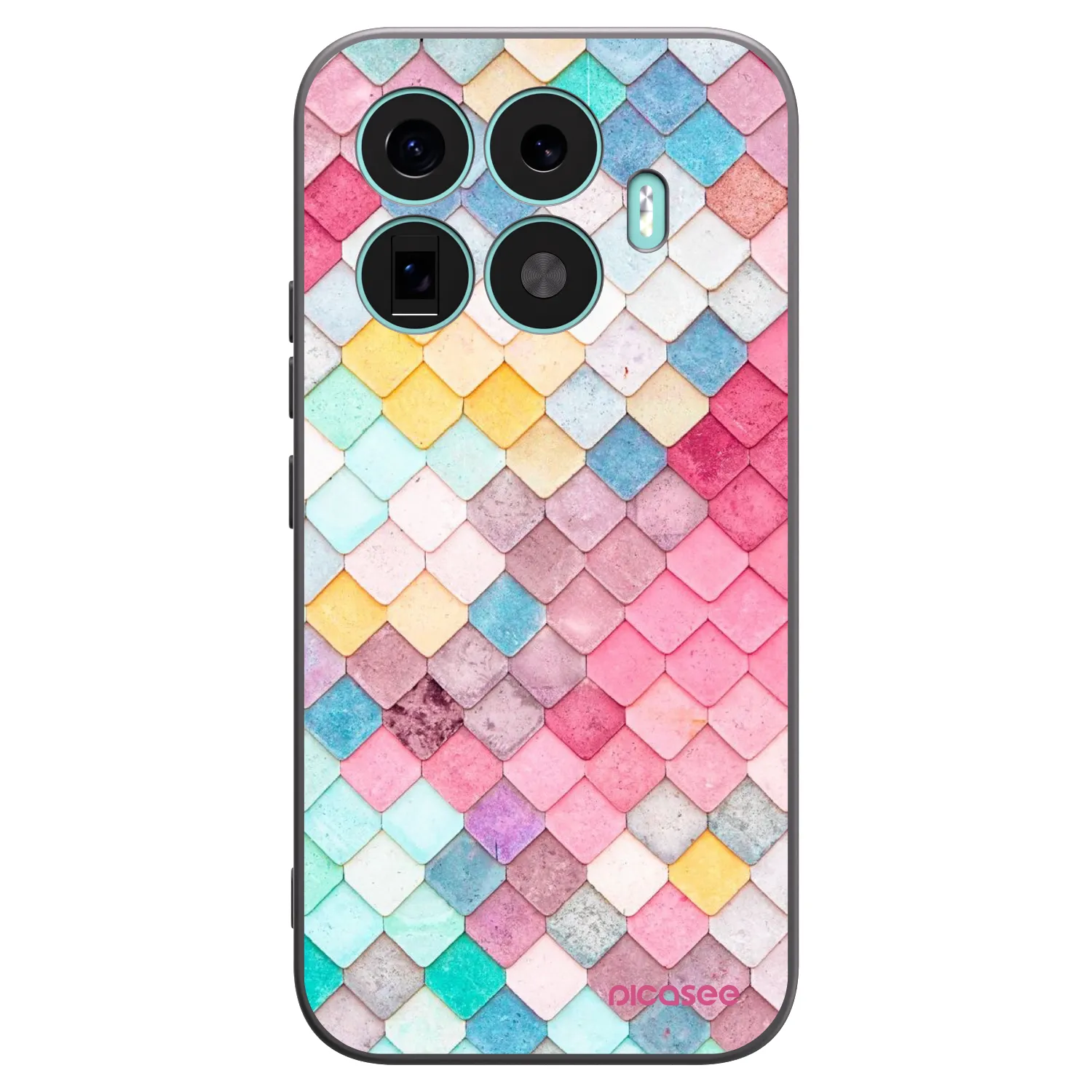 Picasee fekete szilikon tok az alábbi mobiltelefonokra Xiaomi 17T - Colorful roof