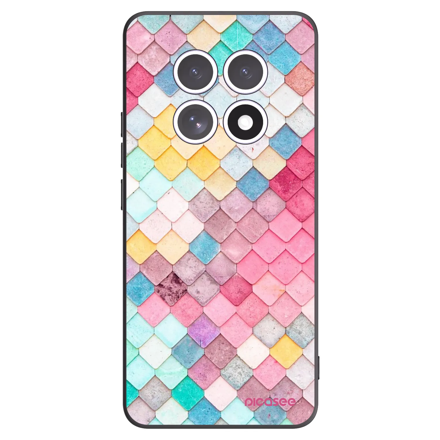 Picasee fekete szilikon tok az alábbi mobiltelefonokra Xiaomi Redmi Note 15 5G - Colorful roof