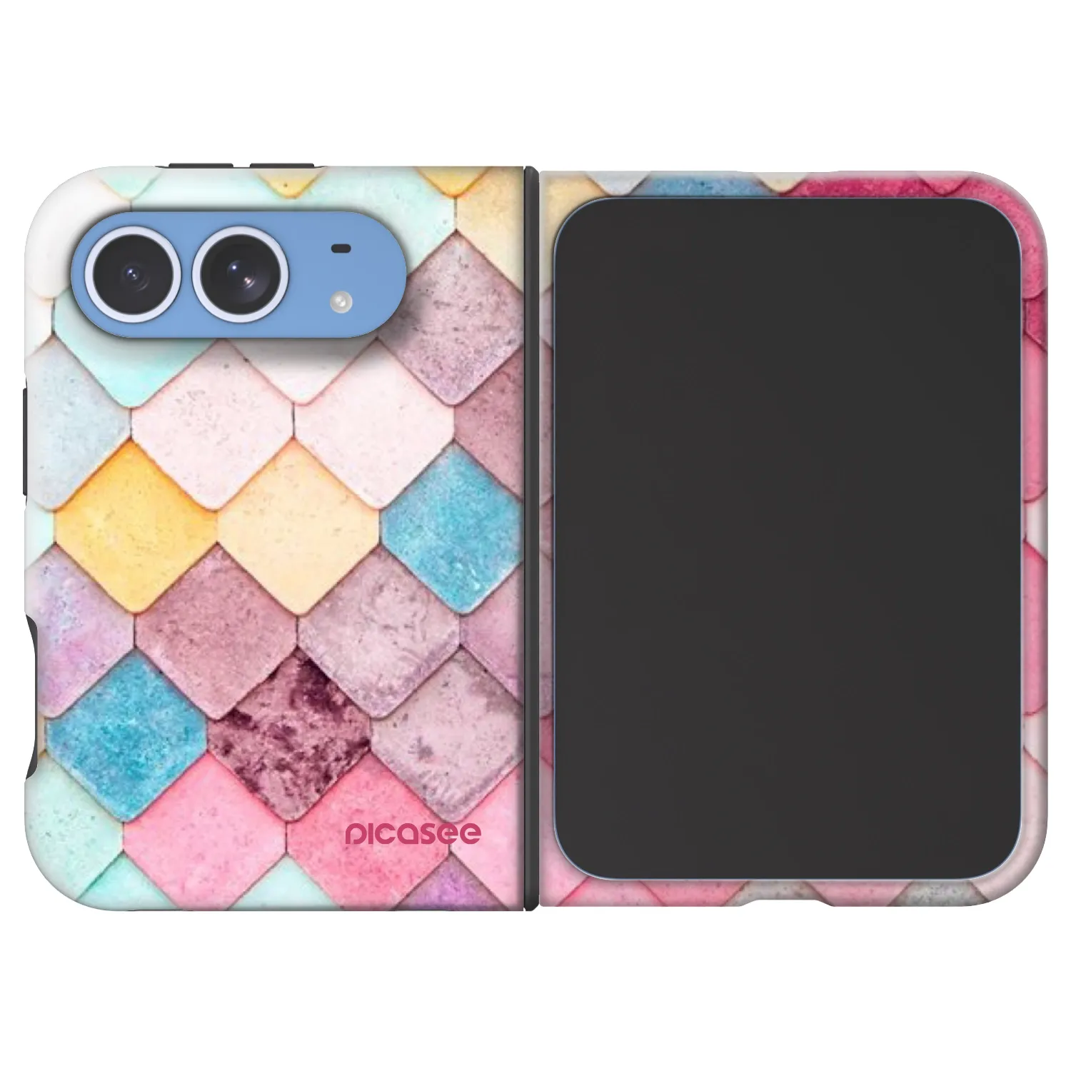 Picasee Fashion Case MagSafe Apple iPhone Duo - Colorful roof