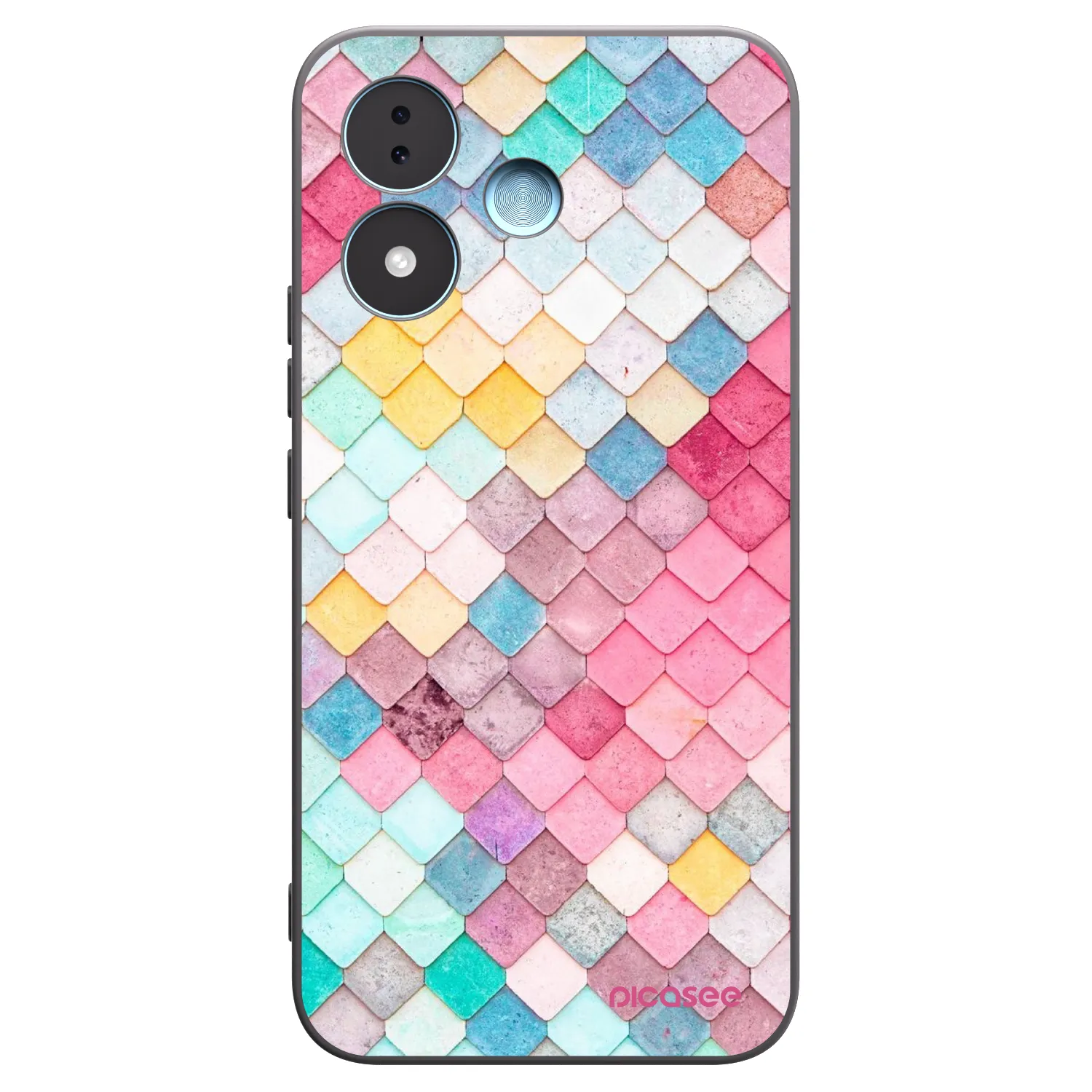 Picasee fekete szilikon tok az alábbi mobiltelefonokra Xiaomi Redmi Note 17 5G - Colorful roof