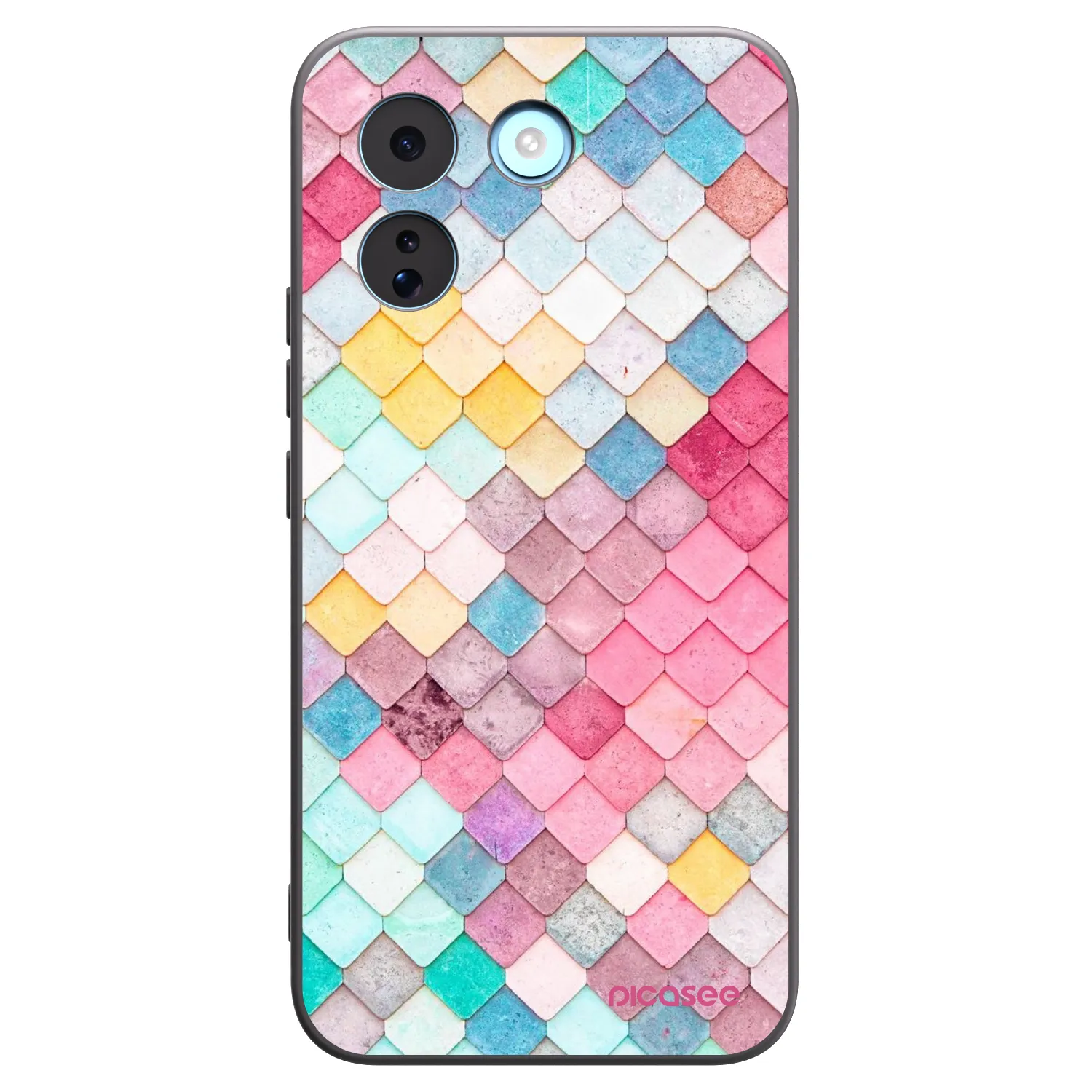 Picasee fekete szilikon tok az alábbi mobiltelefonokra Xiaomi Redmi Note 17 Pro MAX 5G - Colorful roof