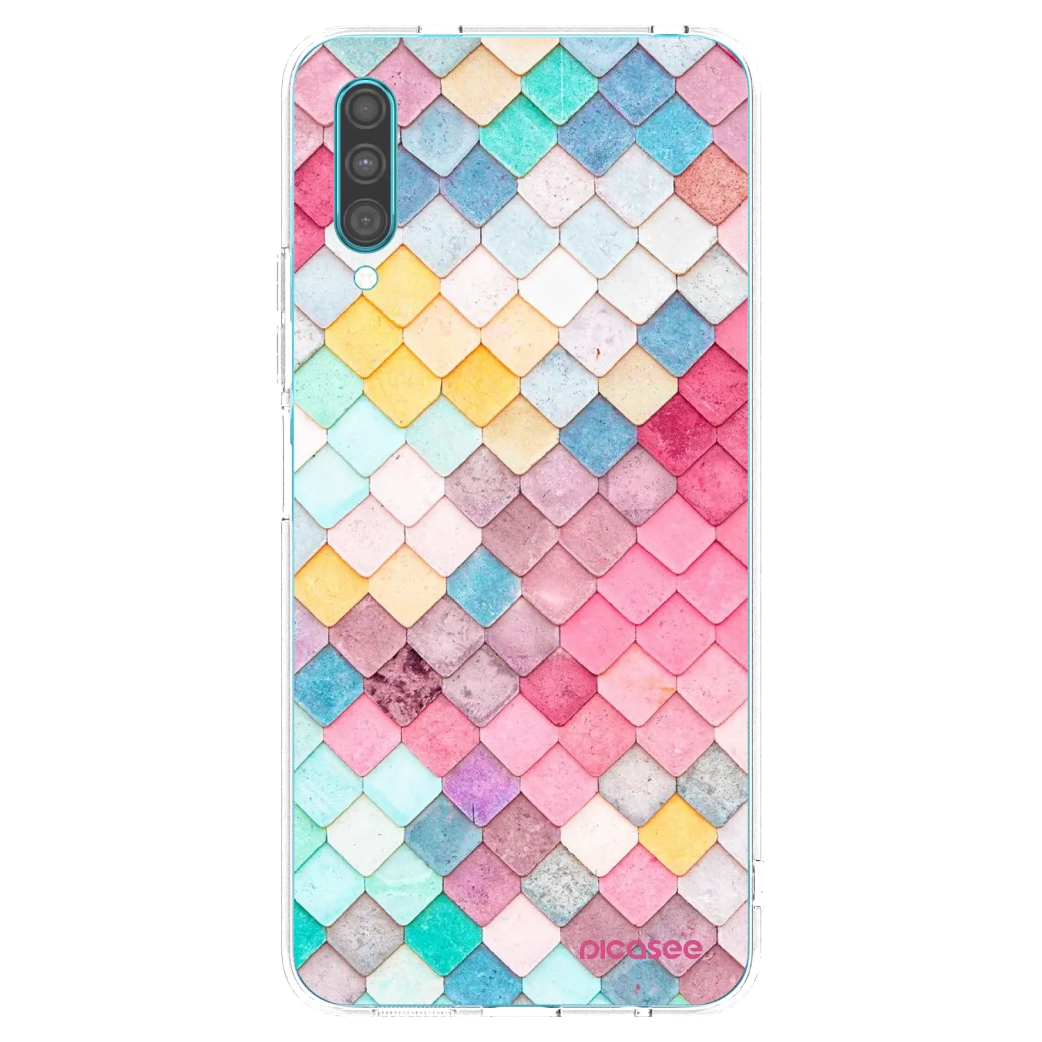 Picasee átlátszó szilikon tok az alábbi mobiltelefonokra Samsung Galaxy A30s A307F - Colorful roof