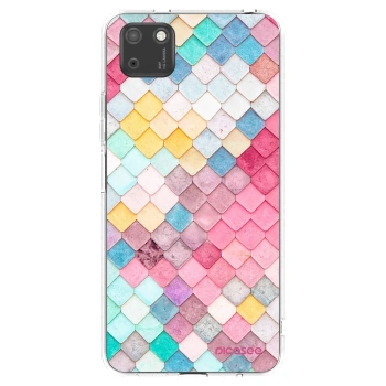 Picasee átlátszó szilikon tok az alábbi mobiltelefonokra Huawei Y5P - Colorful roof