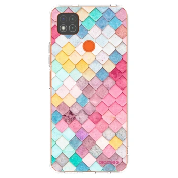 Picasee átlátszó szilikon tok az alábbi mobiltelefonokra Xiaomi Redmi 9C - Colorful roof