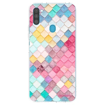 Picasee átlátszó szilikon tok az alábbi mobiltelefonokra Samsung Galaxy M11 - Colorful roof