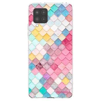 Picasee átlátszó szilikon tok az alábbi mobiltelefonokra Samsung Galaxy A42 A426B - Colorful roof