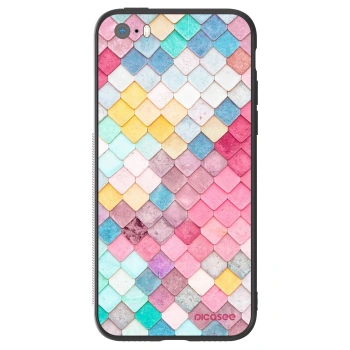 Szilikon tok erre a típusra Apple iPhone 5/5S/SE - Colorful roof