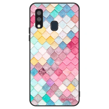 Szilikon tok erre a típusra Samsung Galaxy A40 A405F - Colorful roof