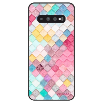 Szilikon tok erre a típusra Samsung Galaxy S10 G973 - Colorful roof