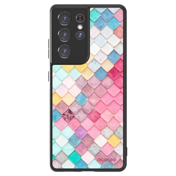 Szilikon tok erre a típusra Samsung Galaxy S21 Ultra 5G G998B - Colorful roof