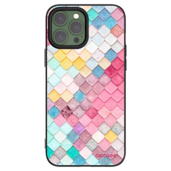 Picasee fekete szilikon tok az alábbi mobiltelefonokra Apple iPhone 13 Pro Max - Colorful roof