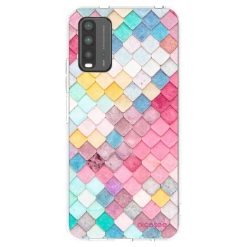 Picasee átlátszó szilikon tok az alábbi mobiltelefonokra Xiaomi Redmi 9T - Colorful roof