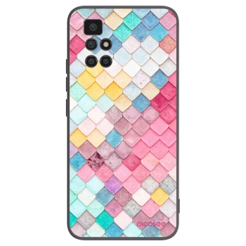 Picasee fekete szilikon tok az alábbi mobiltelefonokra Xiaomi Redmi 10 - Colorful roof