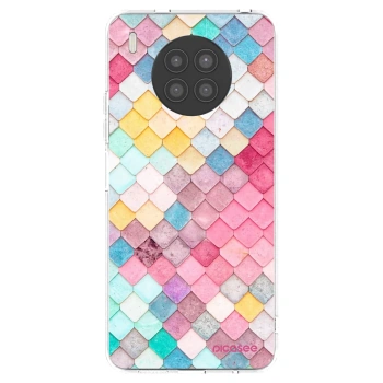 Picasee átlátszó szilikon tok az alábbi mobiltelefonokra Huawei Nova 8i - Colorful roof