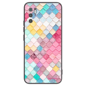 Picasee fekete szilikon tok az alábbi mobiltelefonokra Xiaomi Poco M3 Pro 5G - Colorful roof