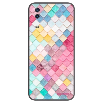 Picasee fekete szilikon tok az alábbi mobiltelefonokra Vivo Y11s - Colorful roof