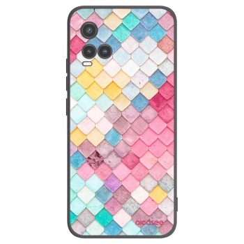 Picasee fekete szilikon tok az alábbi mobiltelefonokra Vivo Y33s - Colorful roof