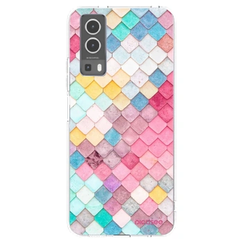 Picasee átlátszó szilikon tok az alábbi mobiltelefonokra Vivo Y72 5G - Colorful roof