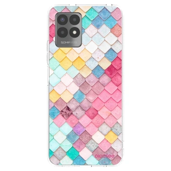 Picasee átlátszó szilikon tok az alábbi mobiltelefonokra Realme 8i - Colorful roof