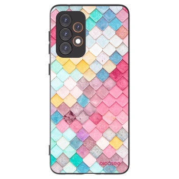 Picasee fekete szilikon tok az alábbi mobiltelefonokra Samsung Galaxy A33 5G A336 - Colorful roof