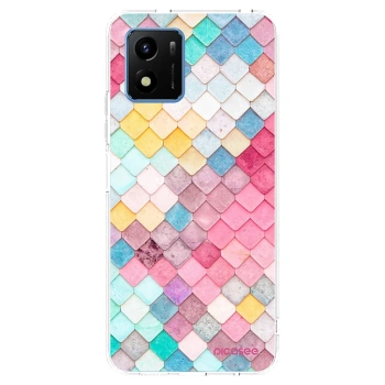 Picasee átlátszó szilikon tok az alábbi mobiltelefonokra Vivo Y01 - Colorful roof