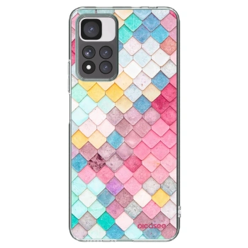 Picasee átlátszó szilikon tok az alábbi mobiltelefonokra Xiaomi Redmi Note 11 Pro+ 5G - Colorful roof