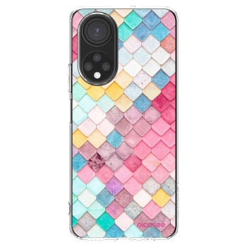 Picasee átlátszó szilikon tok az alábbi mobiltelefonokra Honor X7 - Colorful roof