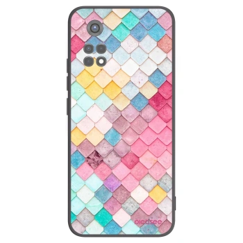 Picasee fekete szilikon tok az alábbi mobiltelefonokra Xiaomi Redmi Note 11S 5G - Colorful roof
