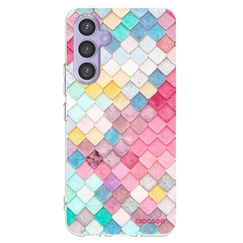 Picasee átlátszó szilikon tok az alábbi mobiltelefonokra Samsung Galaxy A54 5G A546B - Colorful roof