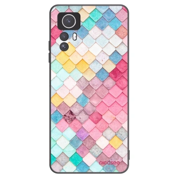 Picasee fekete szilikon tok az alábbi mobiltelefonokra Xiaomi Redmi Note 12S - Colorful roof