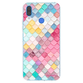 Picasee átlátszó szilikon tok az alábbi mobiltelefonokra Huawei Nova 3i - Colorful roof