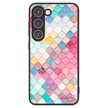 Picasee ULTIMATE CASE PowerShare Samsung Galaxy S23 5G - készülékre - Colorful roof