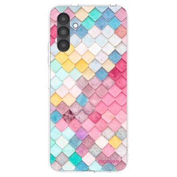 Picasee átlátszó szilikon tok az alábbi mobiltelefonokra Samsung Galaxy A04s A047F - Colorful roof