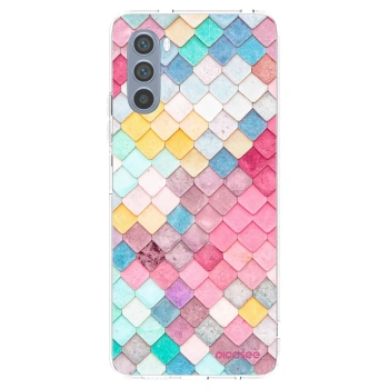 Picasee átlátszó szilikon tok az alábbi mobiltelefonokra Motorola Moto G62 - Colorful roof