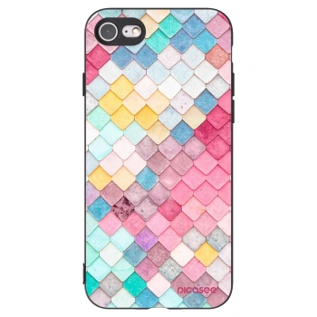 Picasee fekete szilikon tok az alábbi mobiltelefonokra Apple iPhone 7 - Colorful roof