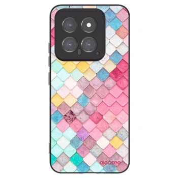 Picasee fekete szilikon tok az alábbi mobiltelefonokra Xiaomi 14 - Colorful roof