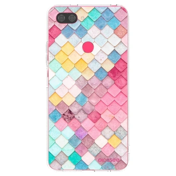 Picasee átlátszó szilikon tok az alábbi mobiltelefonokra Xiaomi Mi 8 Lite - Colorful roof