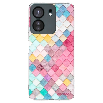 Picasee átlátszó szilikon tok az alábbi mobiltelefonokra Xiaomi Redmi 13C 4G - Colorful roof