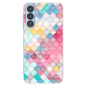 Picasee átlátszó szilikon tok az alábbi mobiltelefonokra Samsung Galaxy A15 A156B 5G - Colorful roof