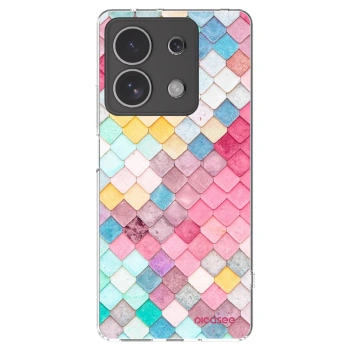 Picasee átlátszó szilikon tok az alábbi mobiltelefonokra Xiaomi Redmi Note 13 4G - Colorful roof