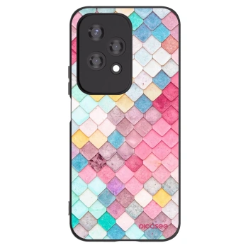 Picasee fekete szilikon tok az alábbi mobiltelefonokra Honor 200 Lite - Colorful roof