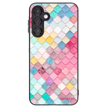 Picasee fekete szilikon tok az alábbi mobiltelefonokra Samsung Galaxy A16 5G - Colorful roof